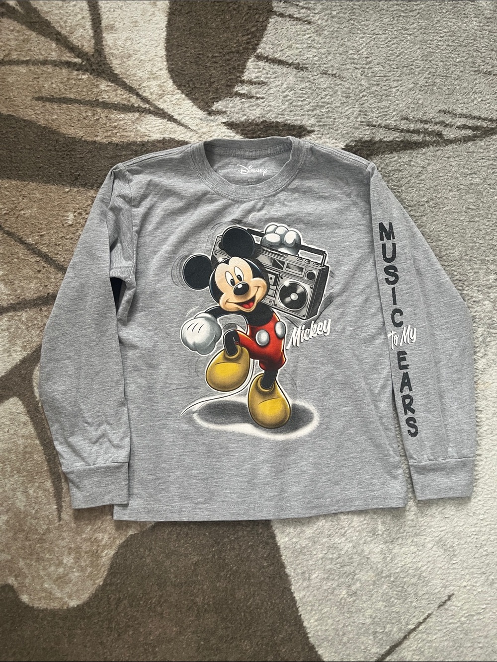 Disney Boy’s Mickey Mouse Long-Sleeve Tee